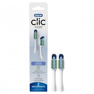 Akcesoria Oral-B Clic Toothbrush Whitening Replacement Brush Heads Białe | PL_OB75012